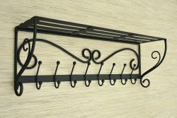 Wieszak z półką - TRIBAL długość 80cm