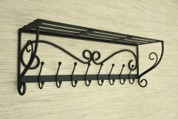 Wieszak z półką - TRIBAL długość 80cm