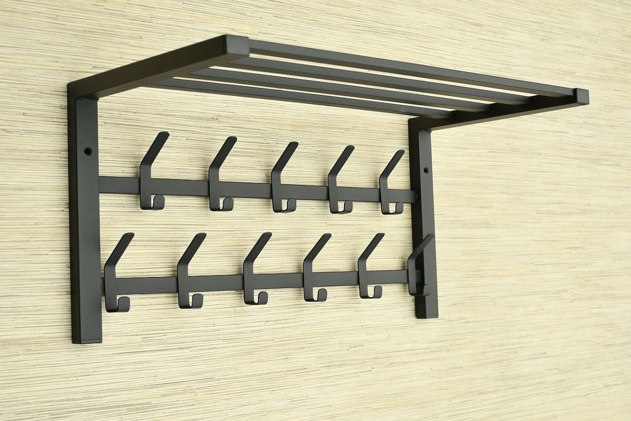 Wieszak z półką - KLIPER długość 60 cm