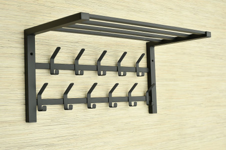 Wieszak z półką - KLIPER długość 60 cm