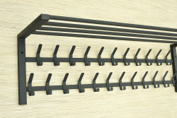 Wieszak z półką - KLIPER długość 100cm