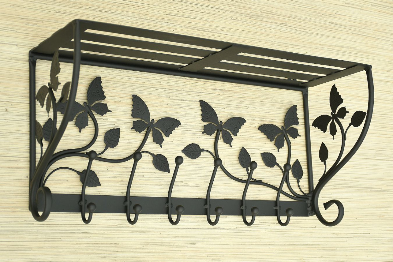 copy of Wieszak z półką - MOTYL długość 60cm