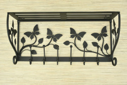 copy of Wieszak z półką - MOTYL długość 60cm