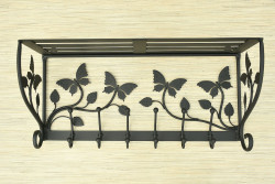 copy of Wieszak z półką - MOTYL długość 60cm
