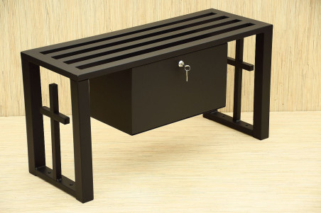 Ławka na cmentarz ,, SYMIEL Z SCHOWKIEM ,, od 50 cm - 160cm