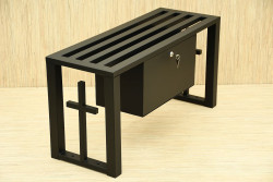 Ławka na cmentarz ,, SYMIEL Z SCHOWKIEM ,, od 50 cm - 160cm