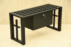 Ławka na cmentarz ,, SYMIEL Z SCHOWKIEM ,, od 50 cm - 160cm