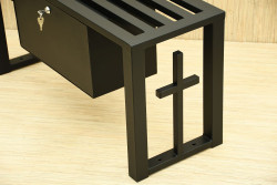 Ławka na cmentarz ,, SYMIEL Z SCHOWKIEM ,, od 50 cm - 160cm