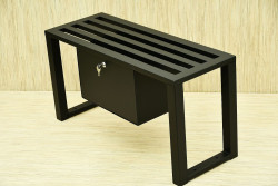 Ławka na cmentarz ,, KOLESO Z SCHOWKIEM ,, od 50 cm - 160cm