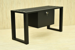Ławka na cmentarz ,, KOLESO Z SCHOWKIEM ,, od 50 cm - 160cm