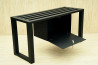 Ławka na cmentarz ,, KOLESO Z SCHOWKIEM ,, od 50 cm - 160cm