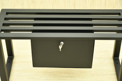 Ławka na cmentarz ,, KOLESO Z SCHOWKIEM ,, od 50 cm - 160cm