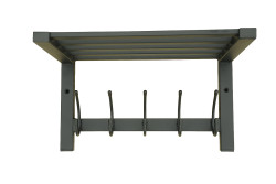 Wieszak z półką - HYSAN długość 40cm