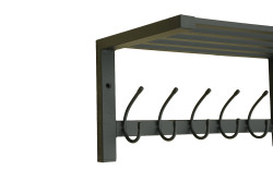 Wieszak z półką - HYSAN długość 50 cm