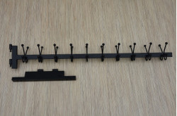 BIAŁY Wieszak do szatni - MEDMER BIAŁY długość 110 cm