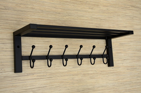 Wieszak z półką - Rehana długość 60cm